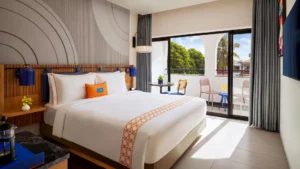 King Bed Pool View with Balcony