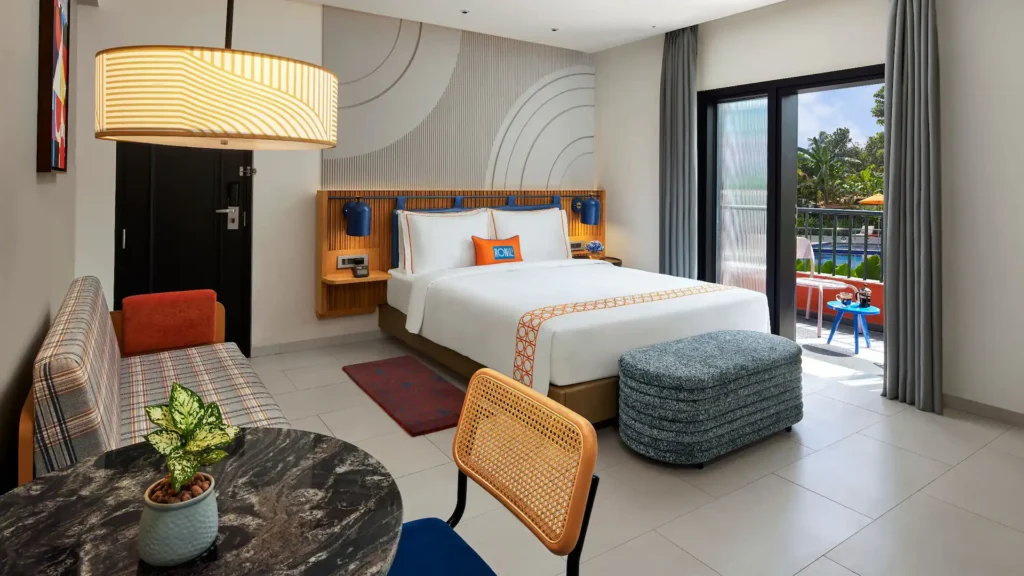 King Bed Pool View Deluxe with Balcony