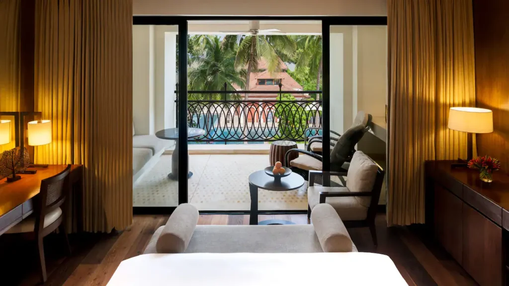 1 King Bed With Balcony Pool View