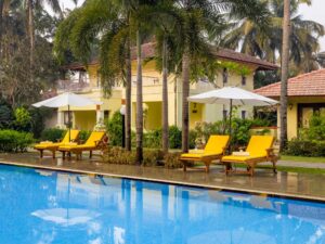 Executive villa pool view twin room